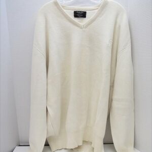 Dior Cream V-Neck Sweater